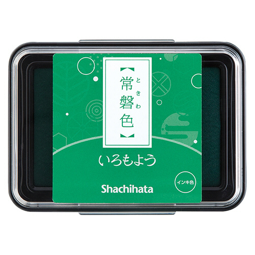 いろもよう ｽﾀﾝﾌﾟﾊﾟｯﾄﾞ 常盤色(ときわいろ) 1個画像