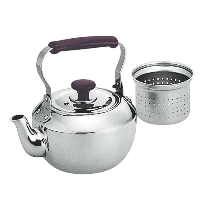 調理器具　18-8(玉)急須　0.7L　玉虎堂製作所