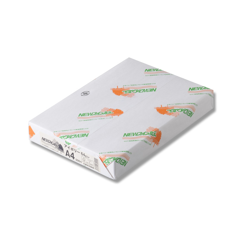 コピー用紙 NEWファインカラー(国産) A4 アイボリー 500枚入画像