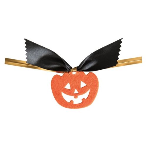 ブラックハロウィンワイヤータイ-2(10個) ヘッズ画像