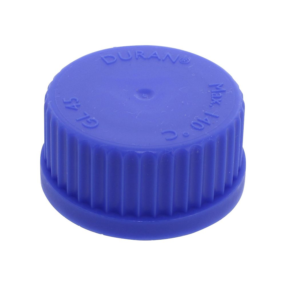 ねじ口瓶交換用キャップ（デュラン®）　青画像