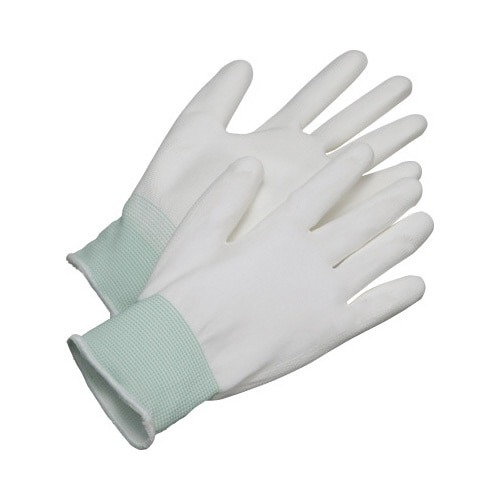 ウレタン背抜き手袋　ホワイトＭ　１０双×１０画像