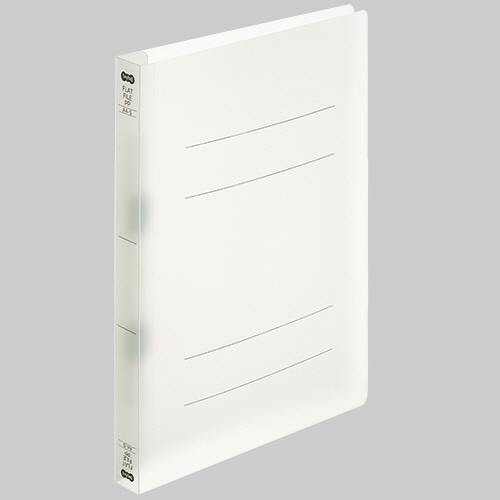 ﾌﾗｯﾄﾌｧｲﾙ厚とじ(PP) A4ﾀﾃ 250枚収容 背幅28mm ｸﾘｱ 1ﾊﾟｯｸ(5冊)画像