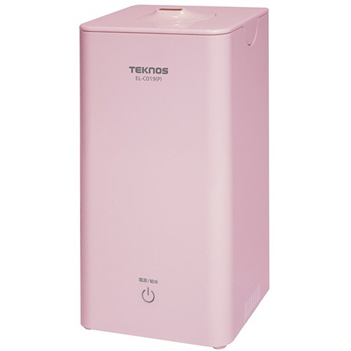 TEKNOS　超音波加湿器　1.0L　ピンク　1台画像
