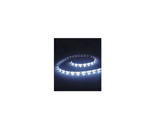 DC12V/200mA 照明灯/LED(白色) 白色LEDが取り付けられた状態の照明器具の側面からのアングル