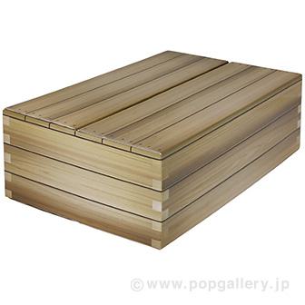 ダミーBOX 木箱風画像