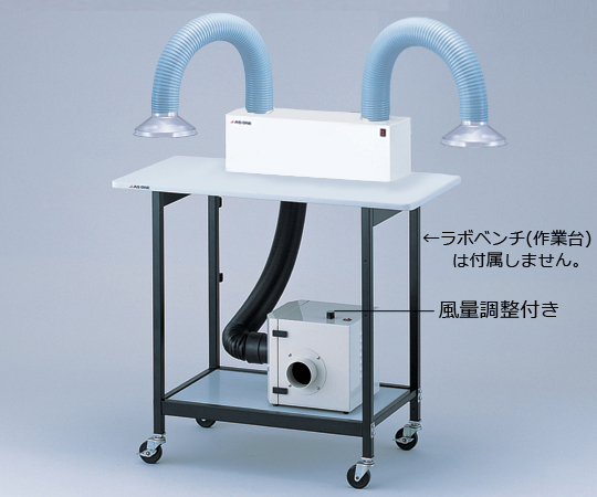 アームダクト　卓上型ツインセット　風量調整付き