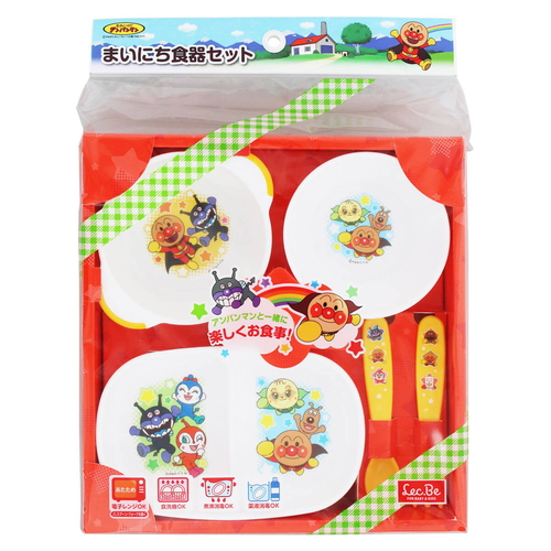 食器 4点セット アンパンマン まいにち食器セット画像