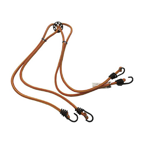 ｺﾞﾑ ﾘﾝｸﾞ付きﾊﾞﾝｼﾞｰｺｰﾄﾞ 8mm×600mm 混色 1本