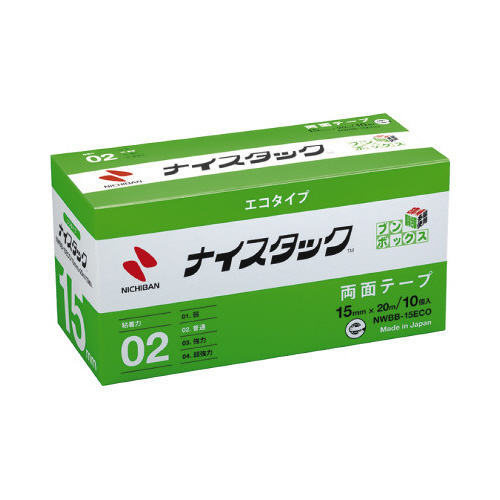 ナイスタックエコタイプ　幅１５ｍｍ　１０巻×１０画像