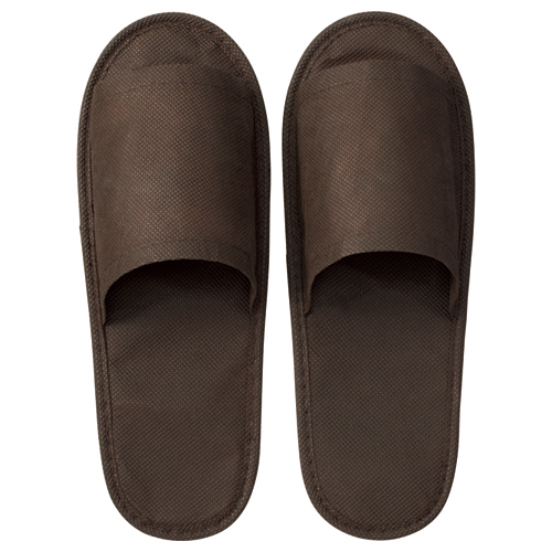 不織布ｽﾘｯﾊﾟ ﾌﾞﾗｳﾝ 1ﾊﾟｯｸ(10足)画像