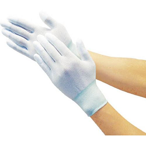 ﾅｲﾛﾝ手袋PU手のひらｺｰﾄ L 1ﾊﾟｯｸ(10双)画像