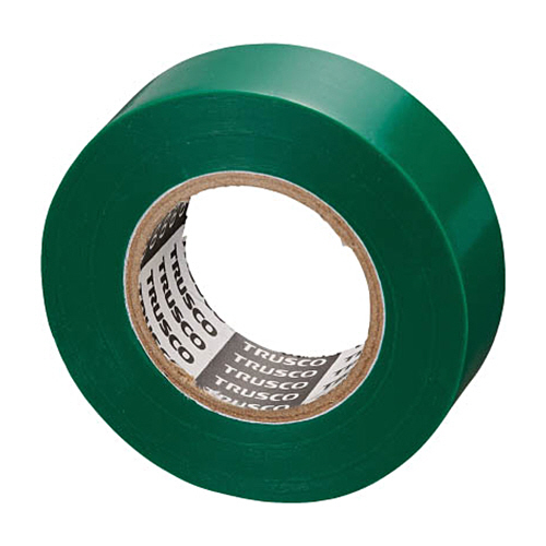 脱鉛ﾀｲﾌﾟﾋﾞﾆｰﾙﾃｰﾌﾟ 19mm×10m ｸﾞﾘｰﾝ 1ﾊﾟｯｸ(10巻)画像