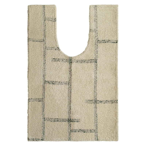 kieto耳長超ロングトイレマット 105×70cm アイボリー画像