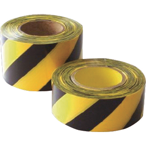 ｴﾙ日昌 危険標示ﾃｰﾌﾟ ﾄﾗﾓﾖｳ 黄/黒 60mmX50m 1巻画像