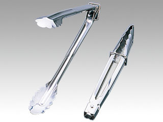 18-0リングストッパー付万能トング4516 小画像