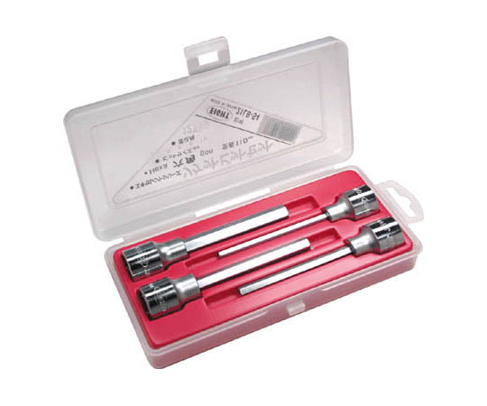 六角ソケットビット 110mm(差込角12.7mm) 4本 5～10mm画像