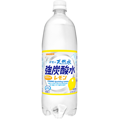 伊賀の天然水 強炭酸水 ﾚﾓﾝ 1L ﾍﾟｯﾄﾎﾞﾄﾙ 1ｹｰｽ(12本)画像