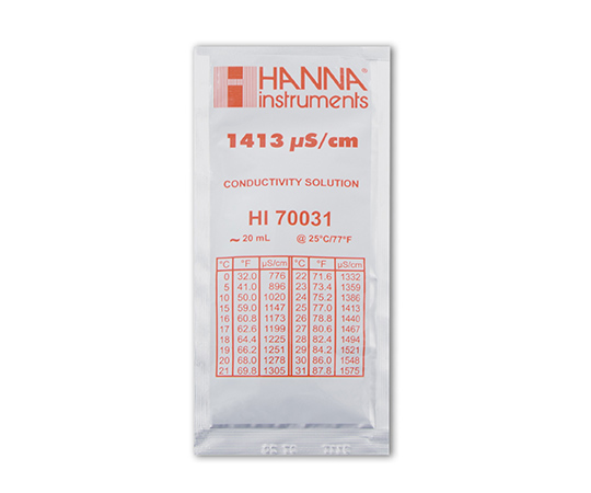 標準液　導電率校正用1413μS/cm　6袋入画像