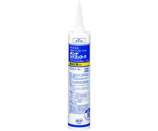 ボンドシリコンコーク　防かび剤入　330ml　白画像