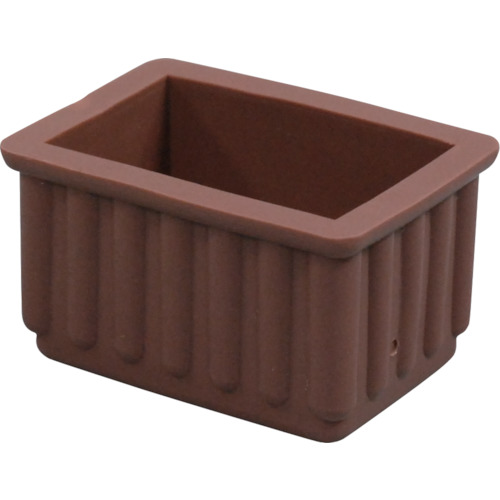 光　イス脚キャップ茶　長角　２３×３６画像