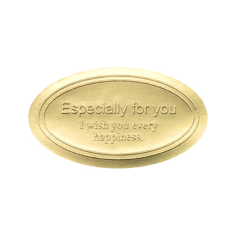 業務用ギフトシール　スタイリッシュＥ　ゴールド画像