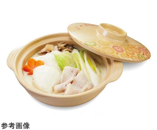 キャセロール（蓋） 花日傘 10個入 色とりどりの花模様の蓋が整然と並ぶ状態