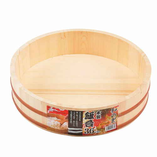 すし桶 寿司桶 飯台 木製 36cm 約7合用画像