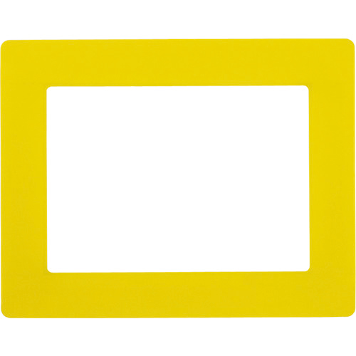 路面用区画標識(A4用紙対応ﾀｲﾌﾟ) 黄 YKH-A4Y 312×398mm 裏ﾃｰﾌﾟ付 1枚