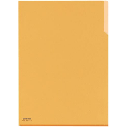 クリヤーホルダー１０　ＰＰ　Ａ４　黄×５冊画像