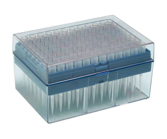 20μL フィルターチップ システムラック 滅菌 1箱（96本×10ラック入）画像