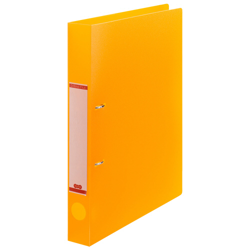 Dﾘﾝｸﾞﾌｧｲﾙ A4ﾀﾃ 2穴 200枚収容 20mmとじ 背幅38mm ｵﾚﾝｼﾞ 1冊画像