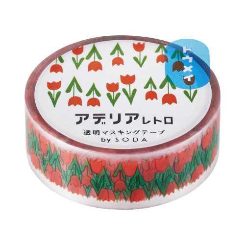 ソ－ダ　透明マステ（コレック）　１５ｍｍ幅Ｘ３画像