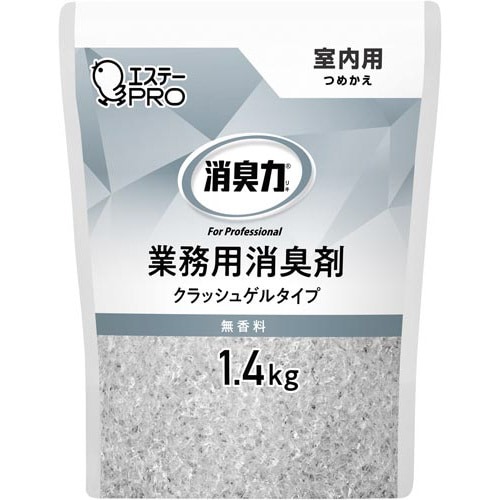 消臭力業務用クラッシュゲル室内替無香１．４ｋｇ×６画像