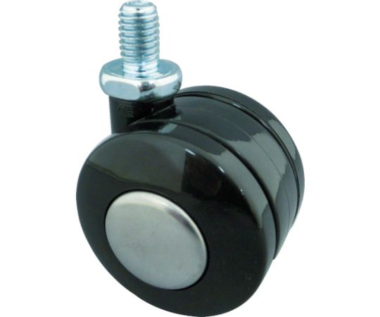 ねじ込み双輪キャスター　40径　自在ボルト　M8x1.25