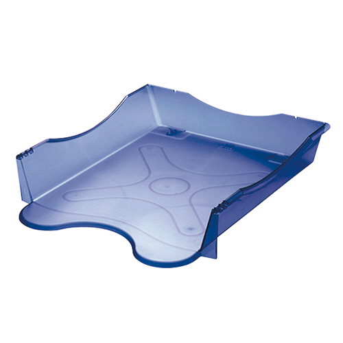 ﾒｶﾞﾀﾌﾄﾚｰ A4ﾀﾃ ｸﾘｱﾌﾞﾙｰ 1個画像