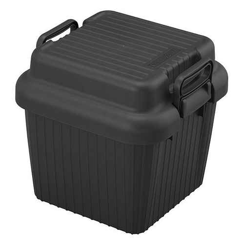 収納ボックス 座れる 幅39×奥行39×高さ38cm べリアスボート S ブラック画像