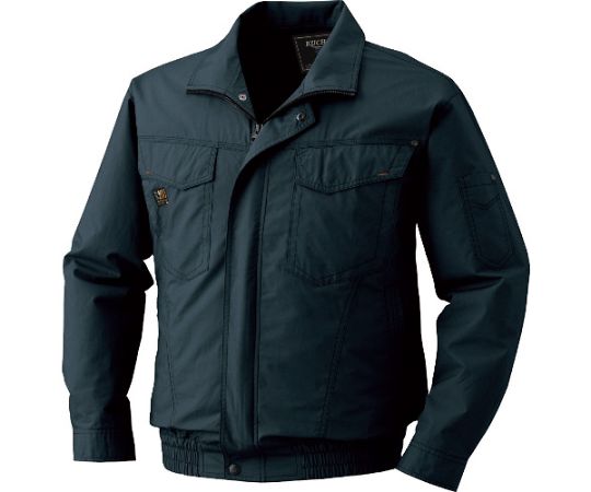 綿薄手タチエリウェアのみ　チャコール　5L画像