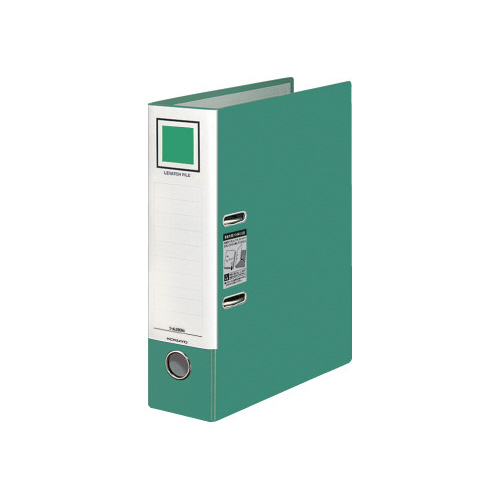 レバッチファイル　Ａ４縦　背幅７６ｍｍ　緑画像