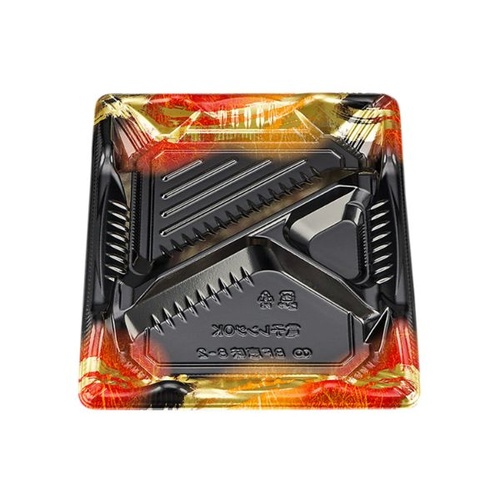 シーピー化成 弁当容器 BF恵味8-2 天舞赤 本体(N)画像