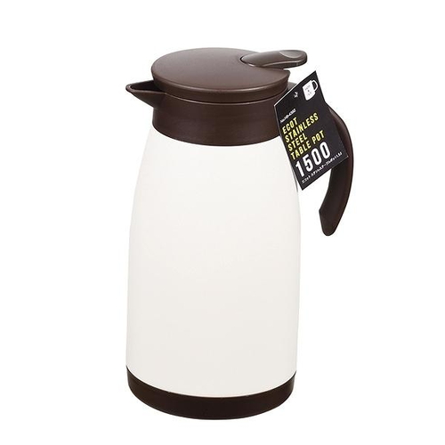 卓上ポット 1.5L 保温 保冷 エコット テーブルポット ステンレス製画像