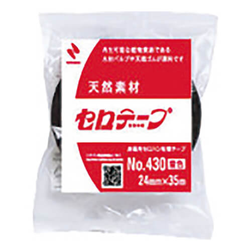 ニチバン セロテ－プ着色黒4036T 24mm×35m 4306T24画像