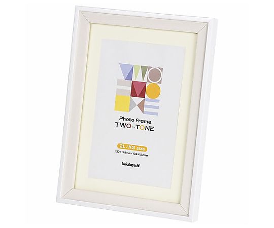 ２Ｌ/ＫＧ判 フォトフレーム(ﾎﾜｲﾄ)画像