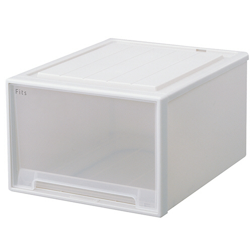 Fits ﾌｨｯﾂｹｰｽ 53-44L ﾎﾜｲﾄｸﾘｱ 1個画像