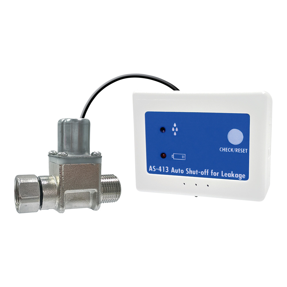 水漏れ検知器（遮断弁付）真鍮