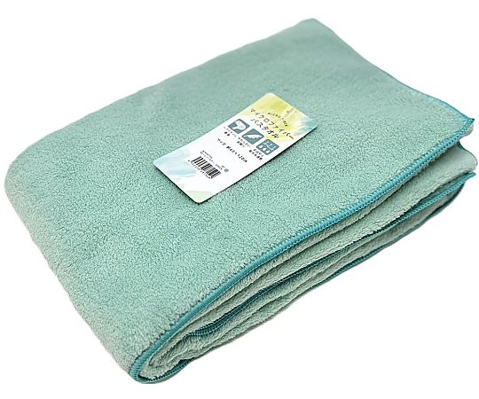 マイクロファイバーバスタオル MF シェリーカラー 60×120cm GREEN 1セット（10枚入）画像