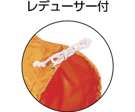 フレキシブルダクト　Φ320X長さ5m 先端が見える状態で曲がったダクトの全体像