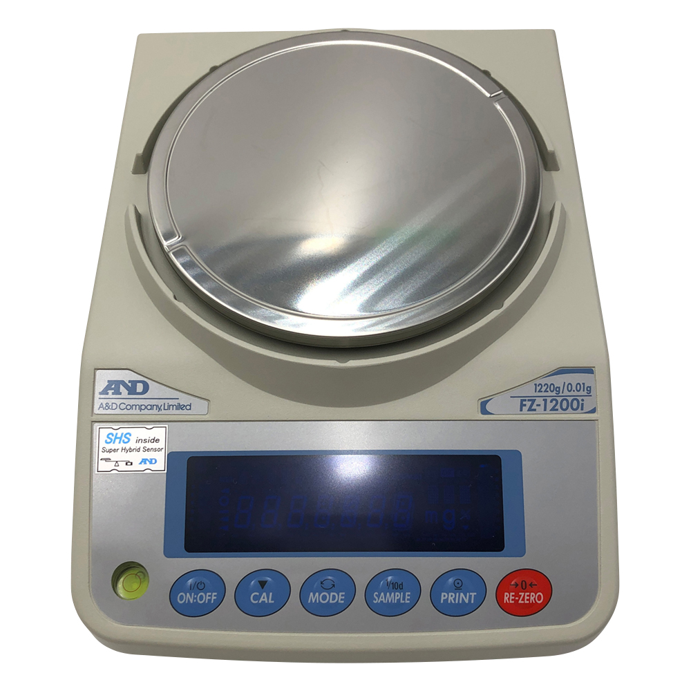 校正用分銅内蔵型汎用電子天びん FZ-iシリーズ ひょう量:1220g 最小表示:0.01g画像