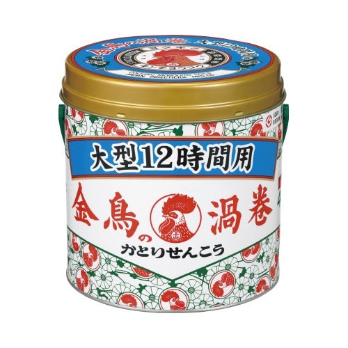 金鳥の渦巻　大型　１２時間用　４０巻缶画像