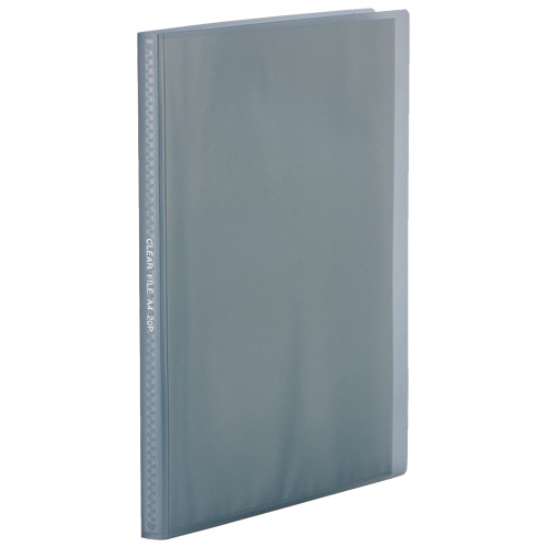 環境にやさしいｸﾘｱﾌｧｲﾙ(植物由来原料配合) A4 20P ﾀﾞｰｸｸﾞﾚｰ 1ｾｯﾄ(50冊)画像